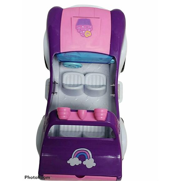 Polly Pocket Bundle • SUV • Go Bed Room Playset • Hidden Places Beach Vibes • - Picture 6 of 14